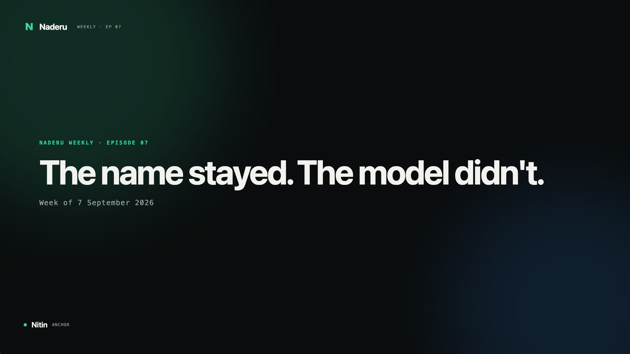 The name stayed. The model didn't.